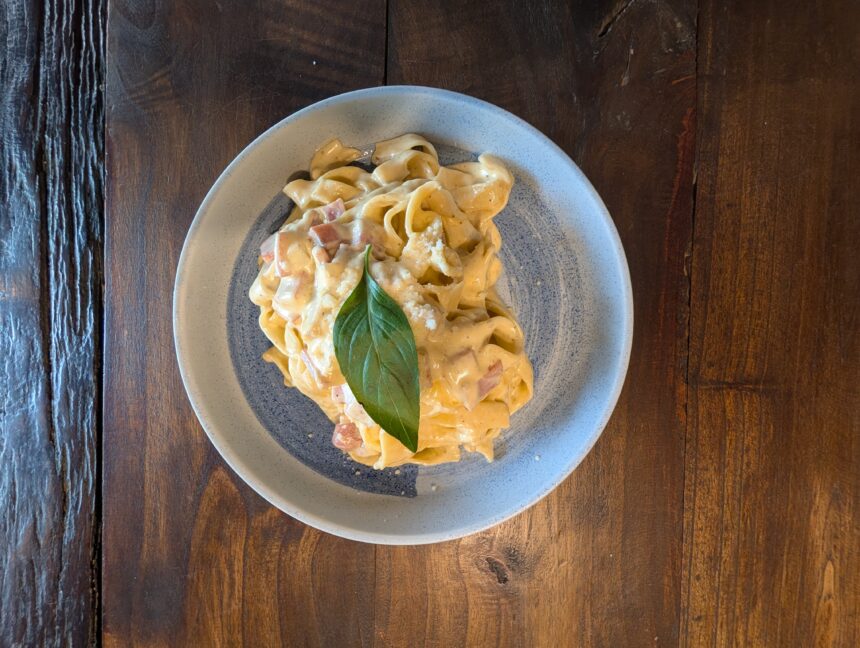Italian Dinner in Tam Coc with Fresh Pasta and Wine